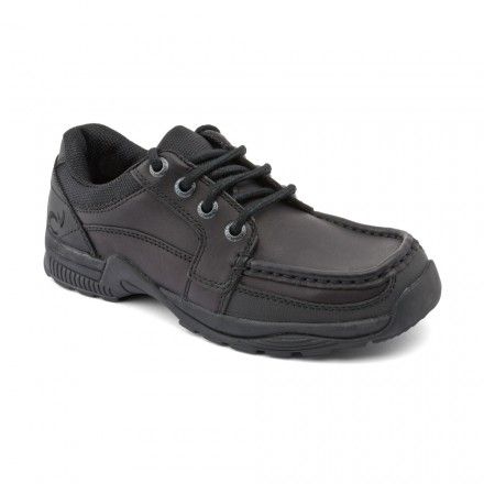 Start-Rite Childrens Boys Dylan Leather Lace Up School Shoes Black
