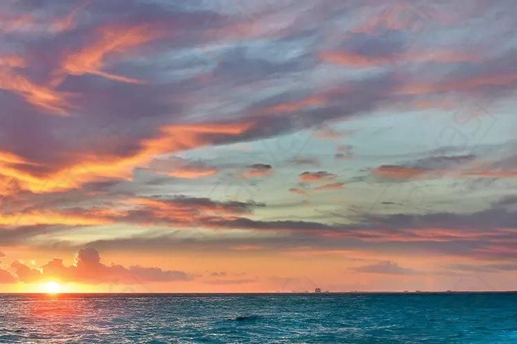 Sunset Over Ocean Gulf Islands National Seas Tim Fitzharris Icanvas In 2021 Sunrise Painting Sunset Ocean Day