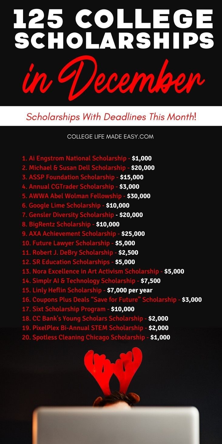 The 75+ Best December Scholarships for 2024 Students