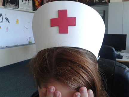 How to Make a Female Nurse Hat Nurse hat Kids nurse How to Make a Female Nurse Hat Nurse hat Kids nurse