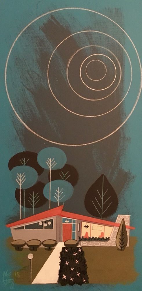 EL GATO GOMEZ MID CENTURY MODERN RANCH HOUSE VINTAGE CLASSIC TV TWILIGHT ZONE