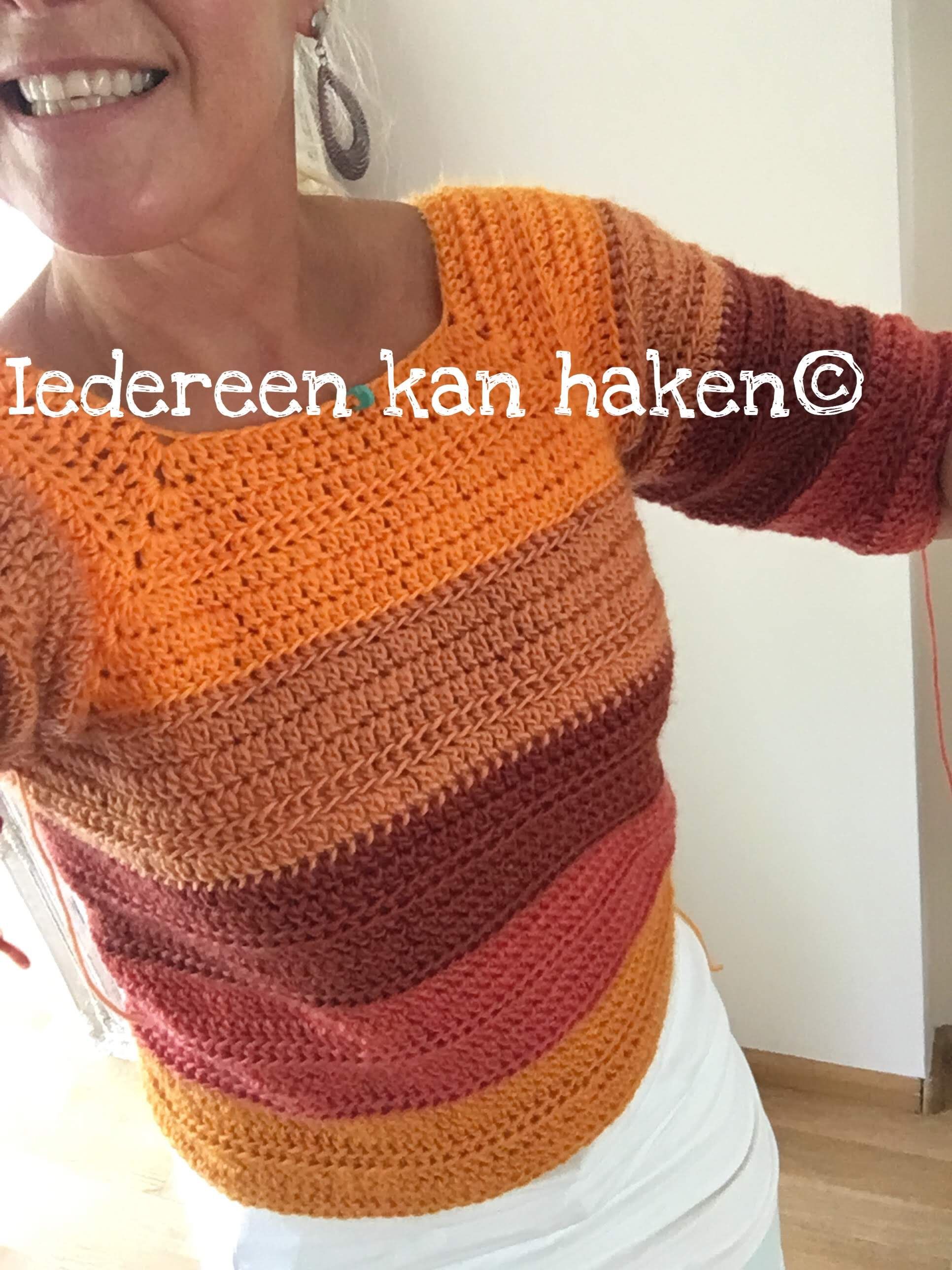 Iedereenkanhaken© #Actionsweater #truitje Deel 1 #EASY Iedereenkanhaken© #Actionsweater #truitje Deel 1 #EASY