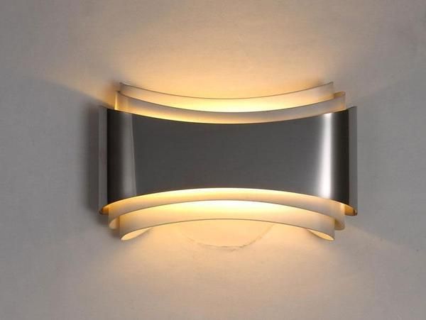 Modern LED Curved Wall Lamp in 2020 | Wall lamp, Wall Modern LED Curved Wall Lamp in 2020 | Wall lamp, Wall