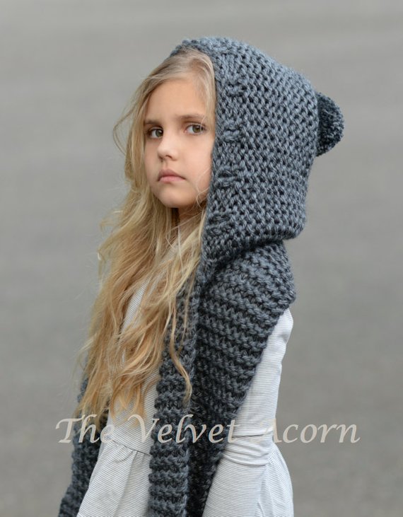 This is a listing for The PATTERN ONLY for The Tuft Hooded Scarf This ...