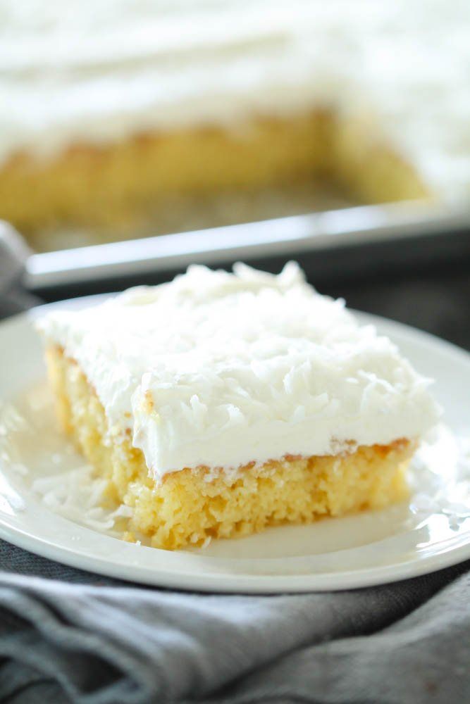 Pan Masala Cake Sheet Pan Hawaiian Poke Cake | Recipe (With images) | Coconut sheet