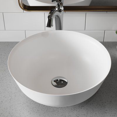 Kraus Kcv 141 White Round Ceramic Bathroom Sink Read More At