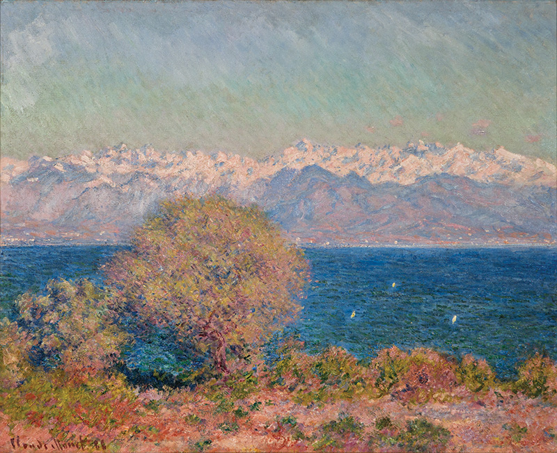 Monet - View of Cap d'Antibes, 1888 - List of works by Claude Monet - Wikipedia in 2020 | Monet art, Monet, Claude monet