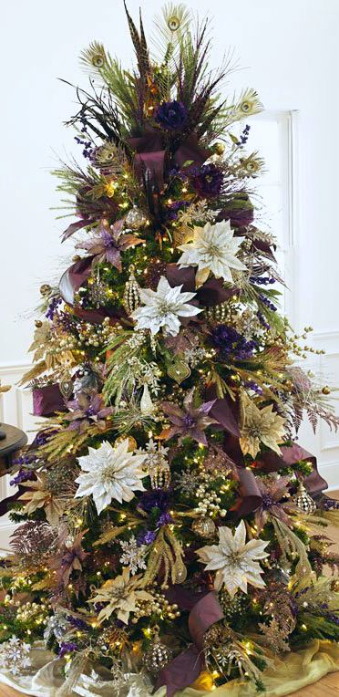Pin by Esther Galvez on TREES PLEASE | Christmas tree, Christmas tree ... Christmas Trees Decorated Purple