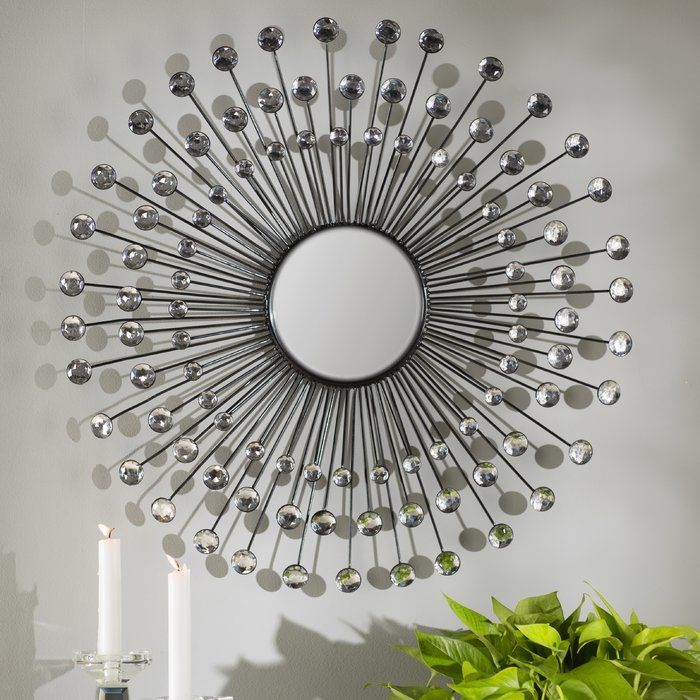 Mirrors Can Be More Than Just A Simple Place To Check Your Outfit In The Morning With A Dazzling Design This Chic M Mirror Wall Starburst Wall Decor Sunburst