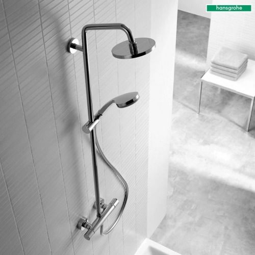 Hansgrohe Croma 160 Showerpipe met thermostaatkraan chroom ...