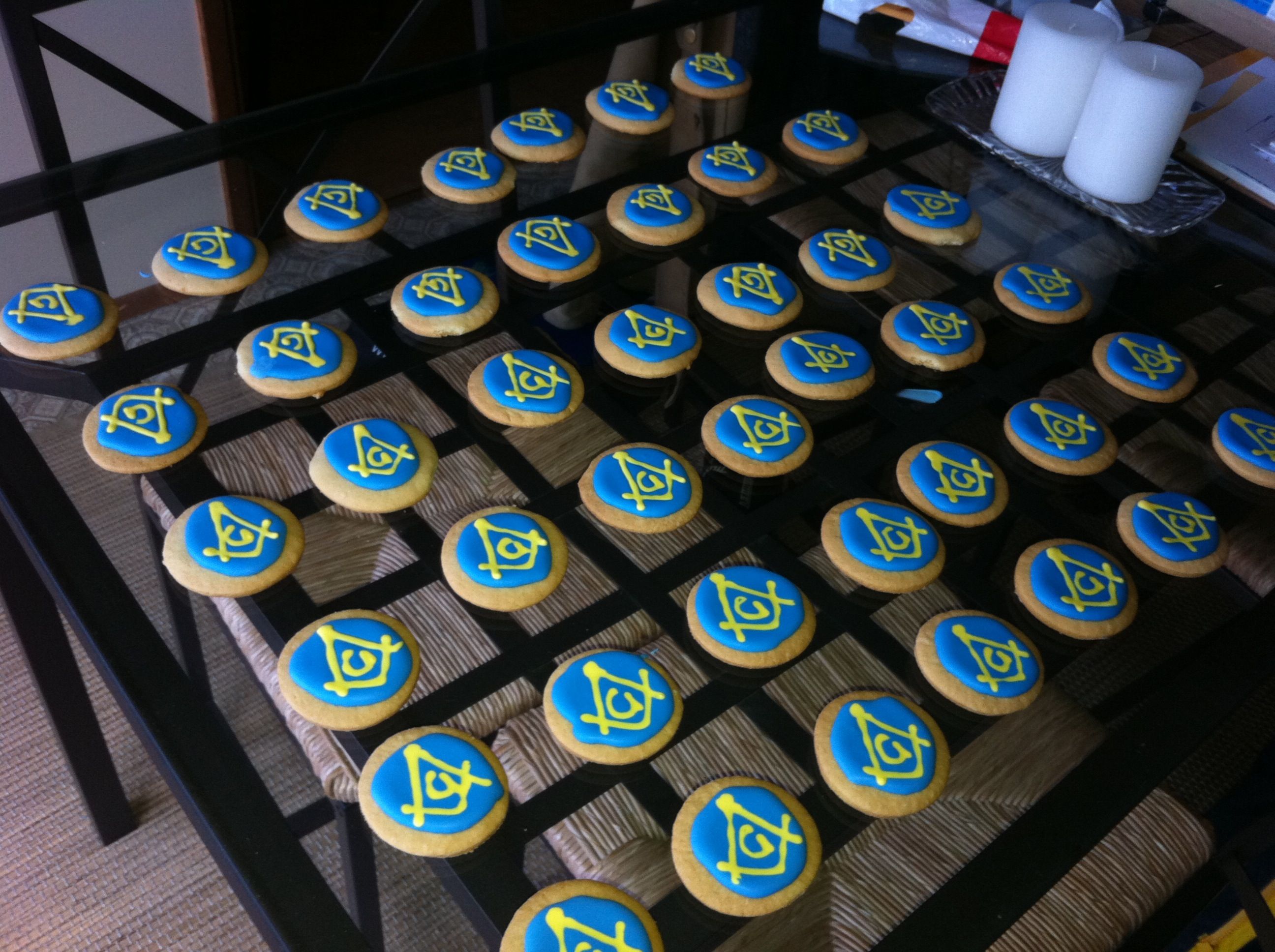 masonic sugar cookies with royal icing cakepins com with bake sale items ideas