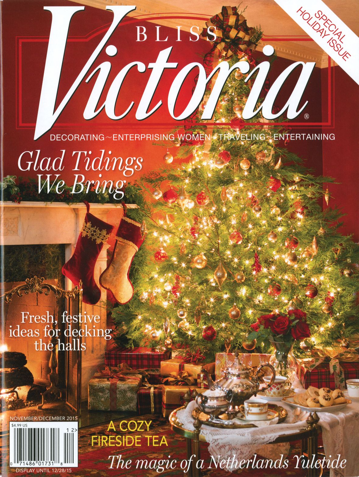 Thanks to Bliss Victoria Magazine for featuring our Christmas Gift Wrap