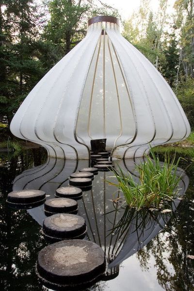 An Unidentified Floating Pond Shelter