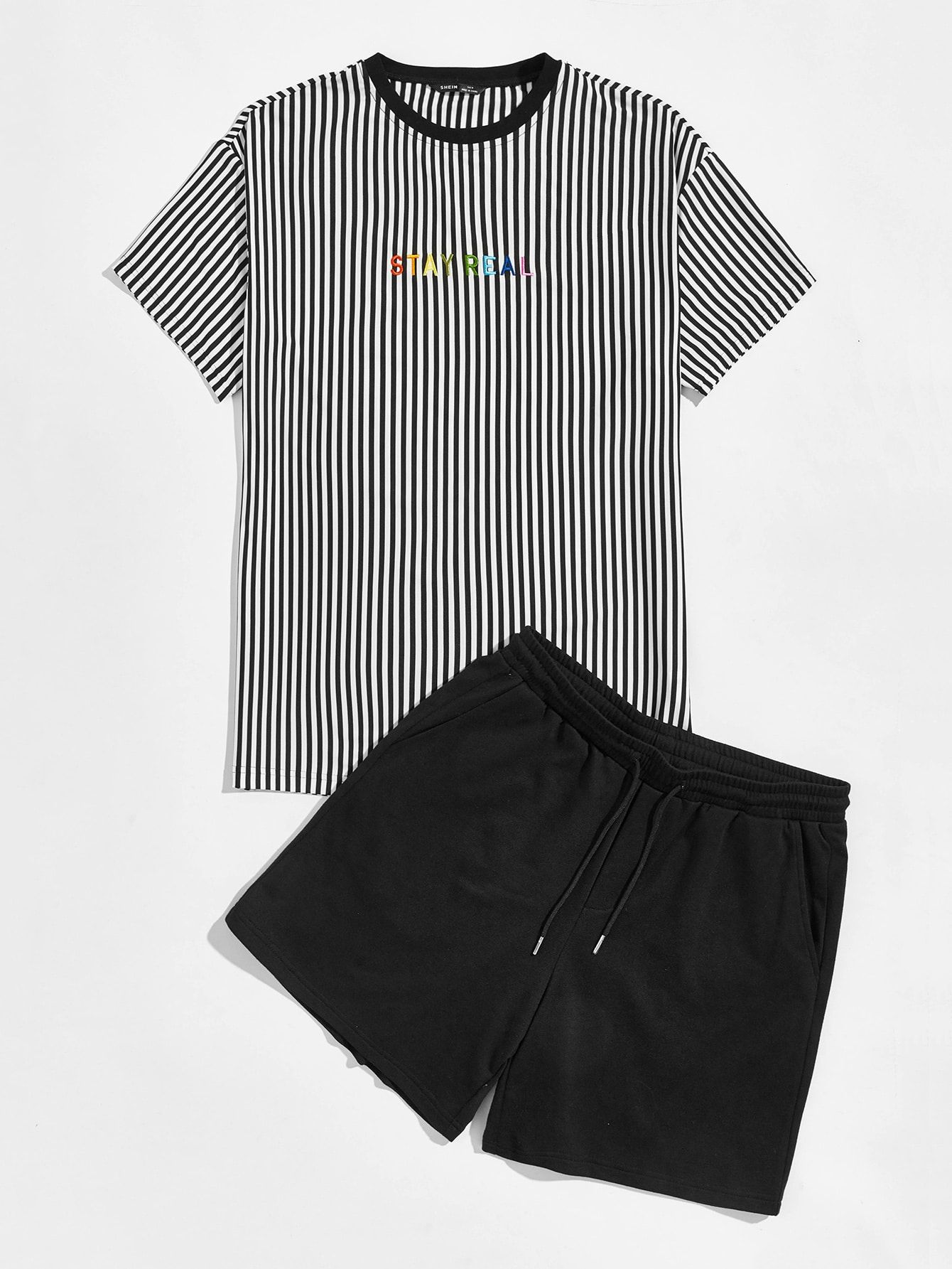 Polera Negra Hombre Fotografía Surprised Shein Polera Negra Hombre Fotografía Surprised Shein