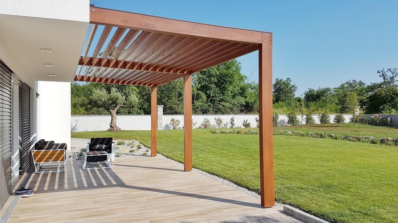 How to Improve Your Garden with a Pergola - Shabby Chic Boho Timber Pergola, Pergola Diy, Corner Pergola, Building A Pergola, Modern Pergola, Pergola Swing, Cheap Pergola, Deck With Pergola, Covered Pergola