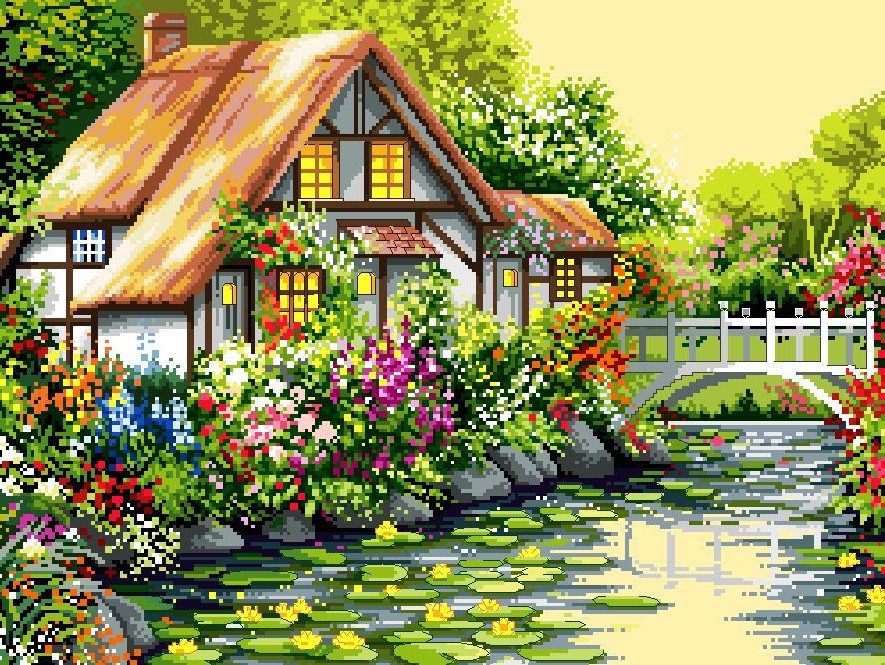 Charming Cottage Cross Stitch Pdf Pattern Etsy Tablolar Resimler Resim Sanati Charming Cottage Cross Stitch Pdf Pattern Etsy Tablolar Resimler Resim Sanati