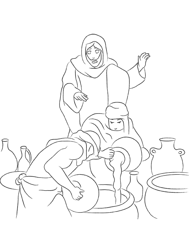 Imagenes Cristianas Para Colorear: Las bodas de Cana Para Colorear Male Sketch, Art, Activities, Christian Pictures, Christians, Catechism, Art Background, Kunst, Performing Arts