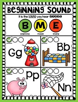 beginning middle ending sounds lessons blendspace