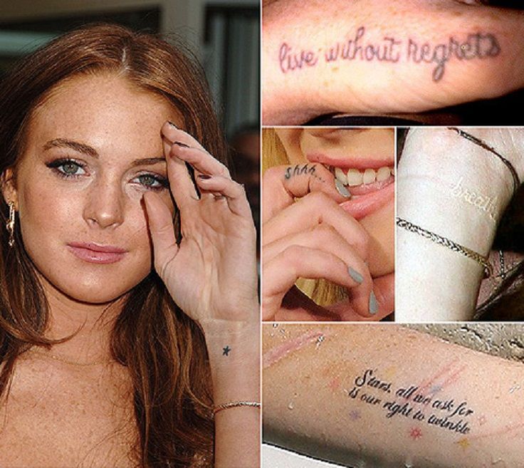 Top 10 Female Celebrity Tattoos Top 10 Female Celebrity Tattoos