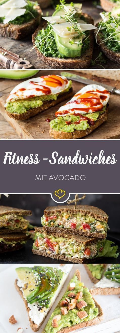 17 Avocado-Sandwiches: Machen Sie aus Ihrem Kinderbett einen Fitness-Snack #avocado #einen #fitness...