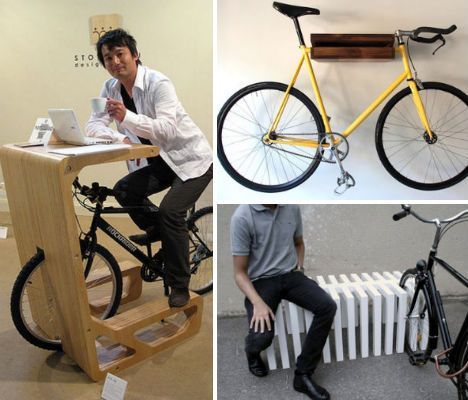 Decor Hacks : Cycle Crazy: 14 Smart & Stylish Bike Storage