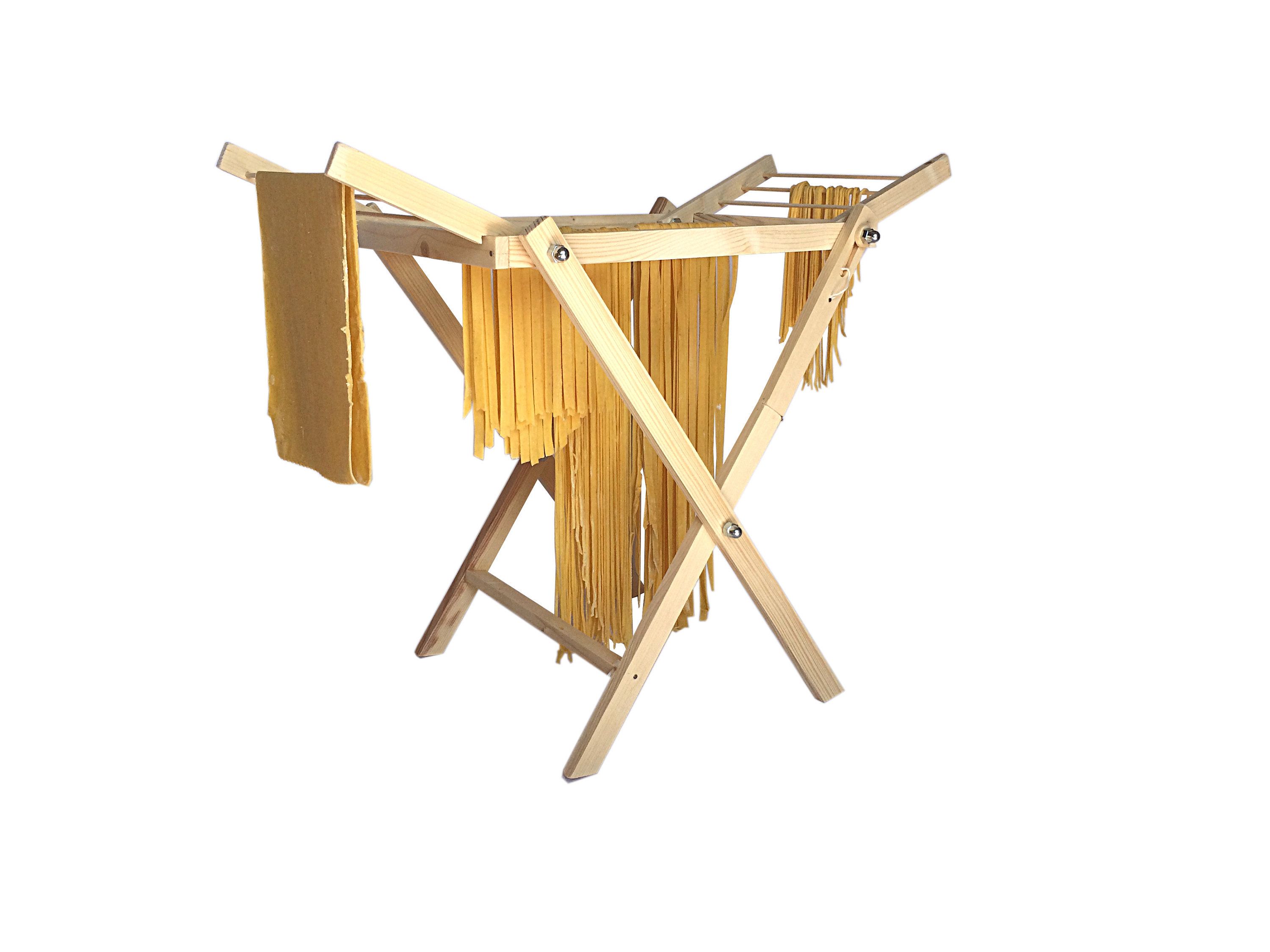 Giallo Stendino per Pasta a 10 Rami Stendino per Pasta Pieghevole Stendino per Spaghetti Stendino per Spaghetti Essiccatore per Pasta Fresca Supporto per Rack Facile da Riporre Utensile da Cucina