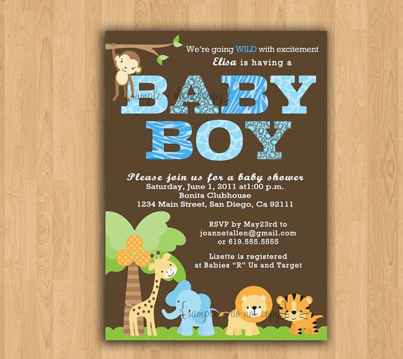 etsy safari invitation see matching tags labels jungle baby
