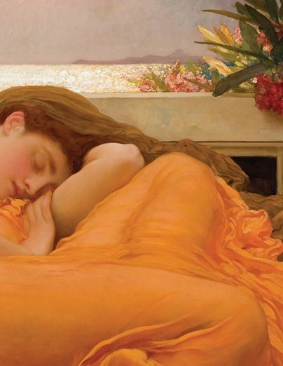 Flaming June 1895 Frederic Leighton Detail Pinturas Ordenador