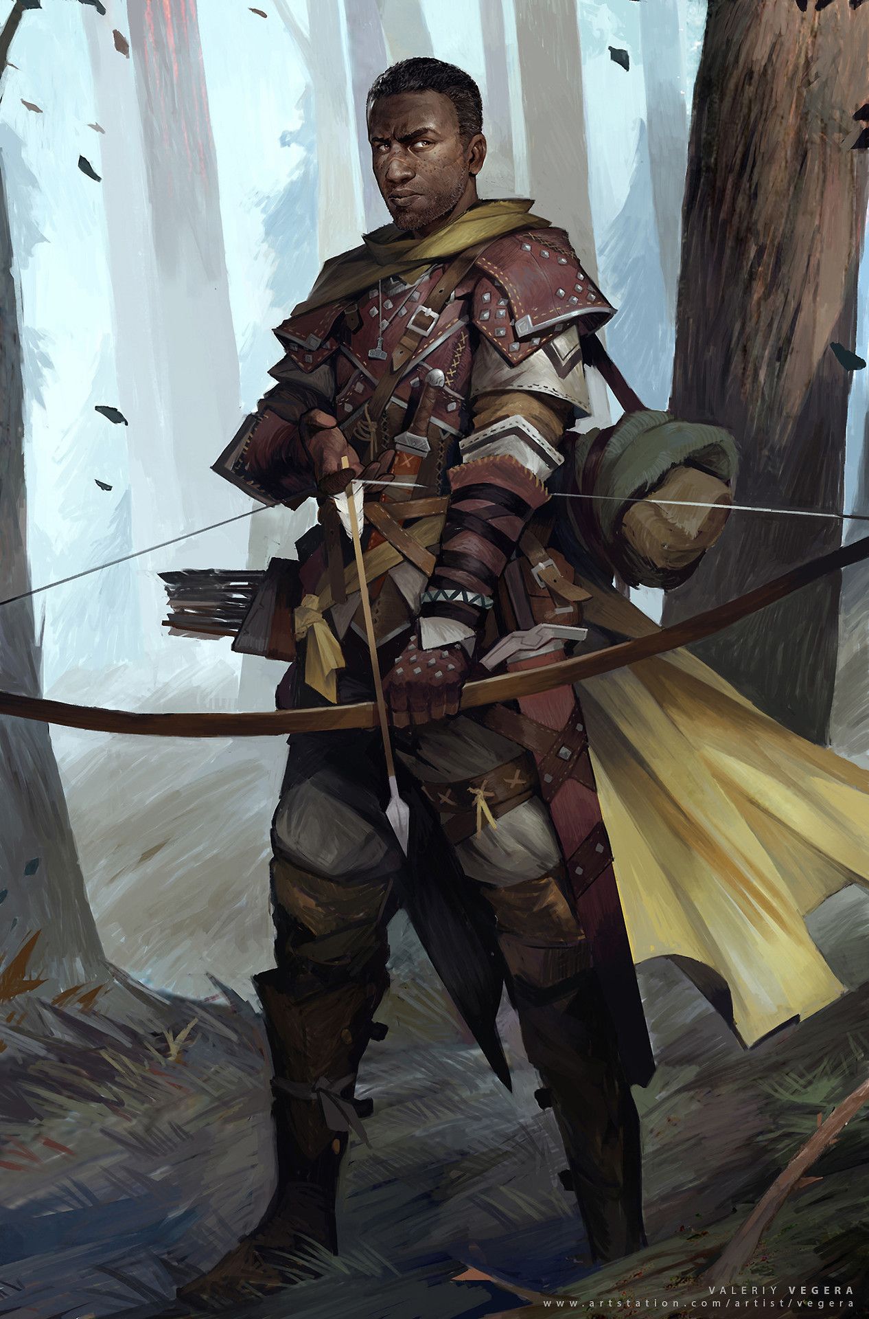 Character Concept For Pathfinder Kingmaker By Valeriy Vegera Fantasy 