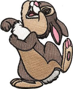 Disney/'s Bambi /& Thumper 3/" Tall Set of 3 Embroidered Patches