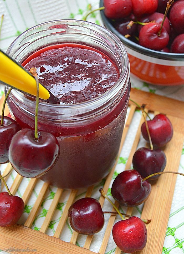 Que Ricas Las Cerezas Es Una Fruta Que Me Encanta Me Pongo A Comer En Ellas Y Es Que No Tengo Fondo Y C Mermelada De Cerezas Frutas Y Verduras Mermelada