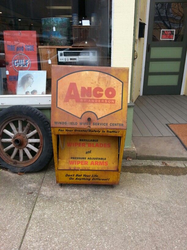 Vintage Anco Wiper Blade Cabinet Tbt Ancoroadtripcontest Wiper Blades Blade Windshield Wipers
