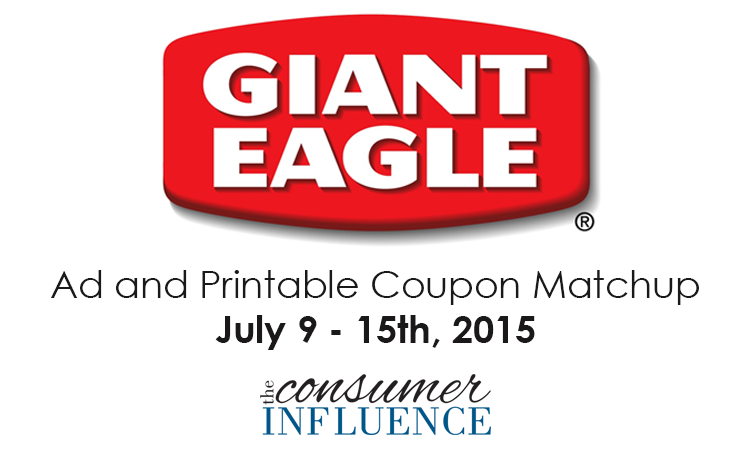 Giant Eagle Printable Coupon Matchup 7/9-7/15 - The Consumer Influence