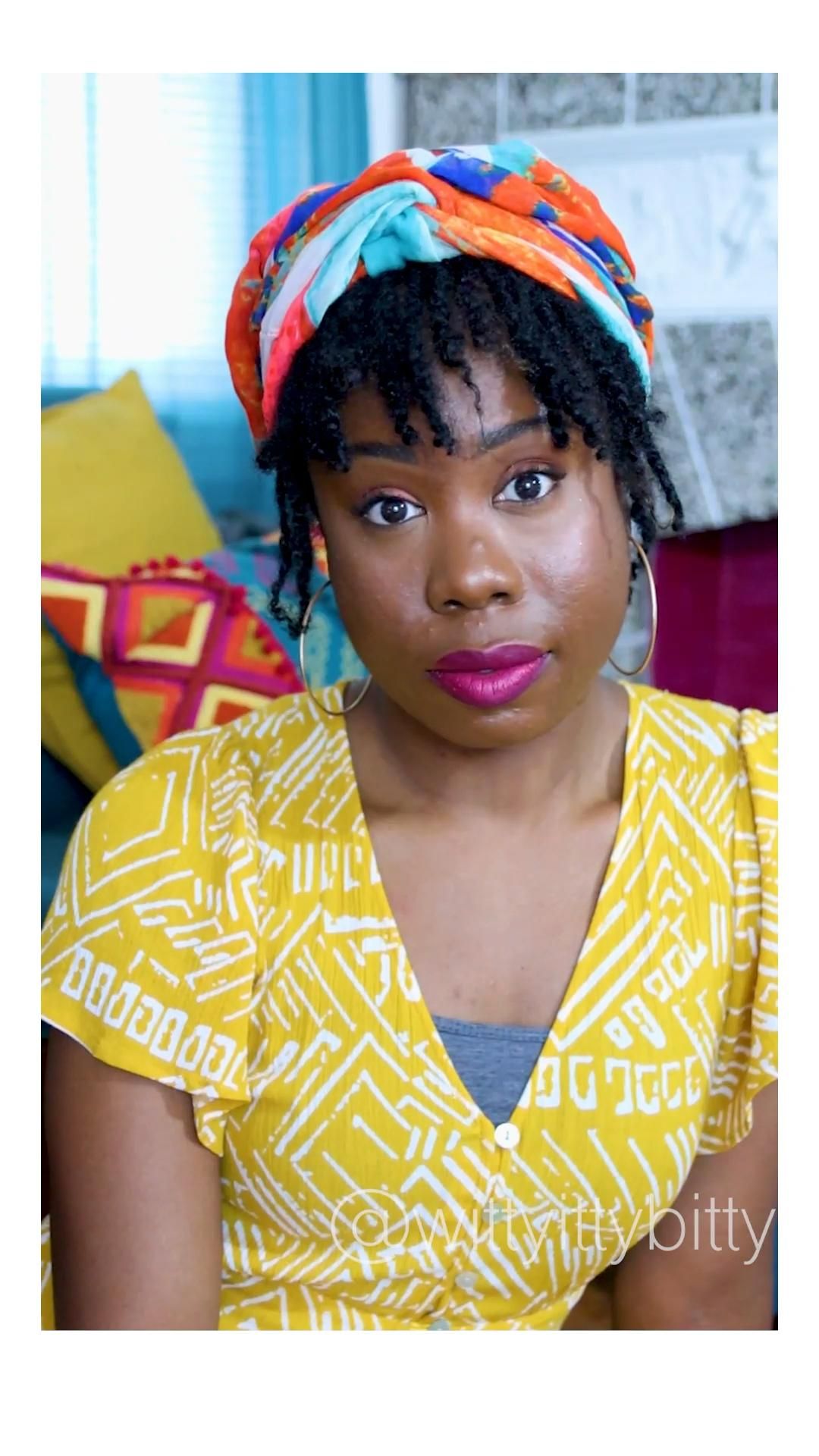 Tutorial | Headwrap styles for Starter Locs | 5 Mo Tutorial | Headwrap styles for Starter Locs | 5 Mo