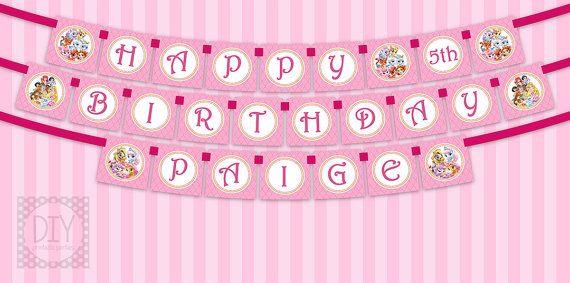 make happy birthday banner
