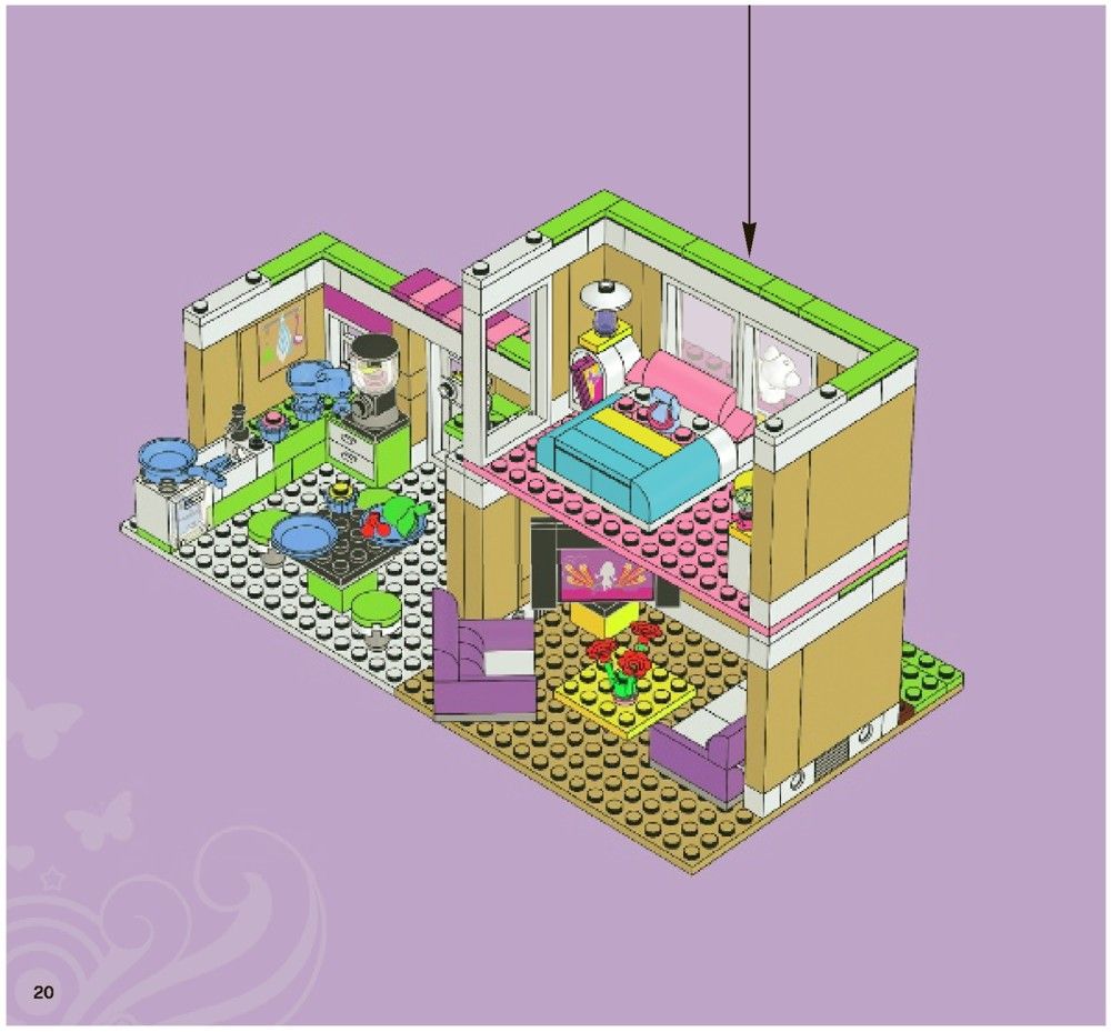 Friends Olivia S House Lego 3315 Lego Lego Design Lego Room