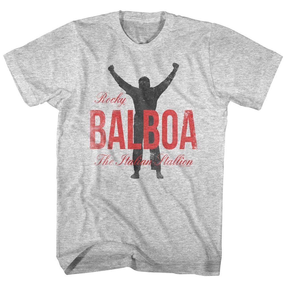 Rocky T-Shirt Distressed If He Dies He Dies Gray Heather Tee Rocky T-Shirt Distressed If He Dies He Dies Gray Heather Tee