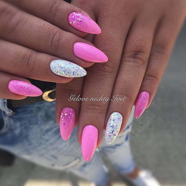 Pink Baby Unghie Pink Gel Nails Acrylic Nails Nails