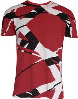 red and white van shirt