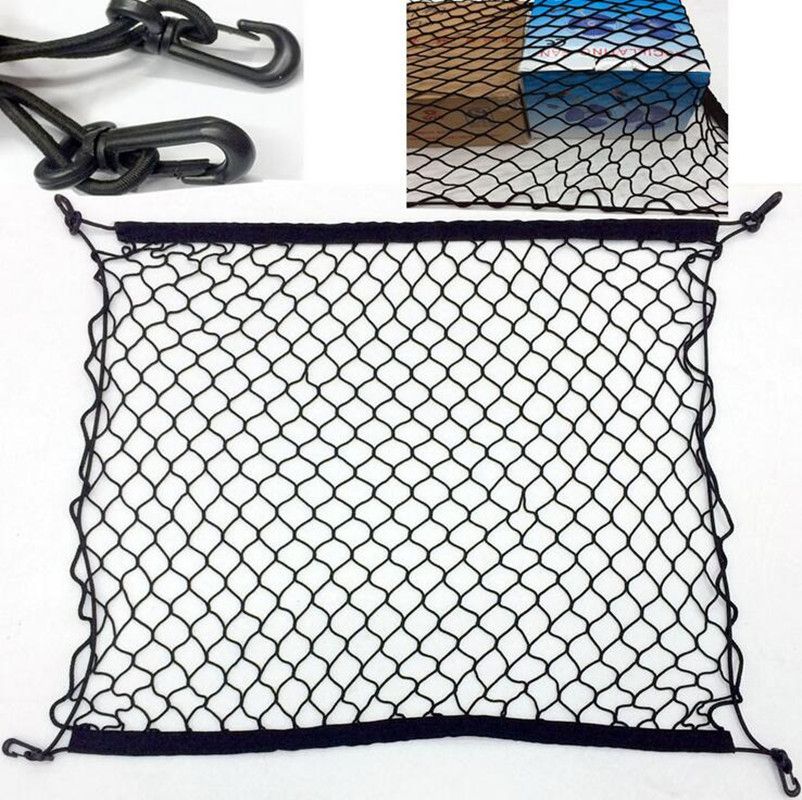 70x70cm Nylon Car Storage Net Mesh Hatchback Rear Luggage Cargo Trunk Extra Organizer SUV 70x70cm Nylon Car Storage Net Mesh Hatchback Rear Luggage Cargo Trunk Extra Organizer SUV