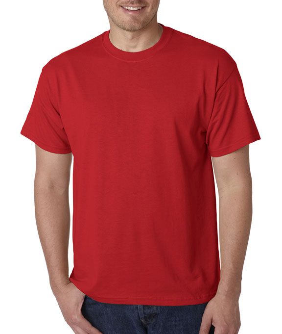 NAVY BLUE MENS DRYBLEND CREW NECK T-SHIRT Gildan Poly//Cotton Plain T SHIRT