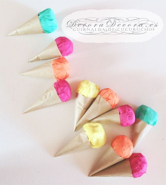 cucuruchos de papel para decorar local Pinterest Manualidades - papel para decorar cucuruchos de papel para decorar local Pinterest Manualidades - papel para decorar