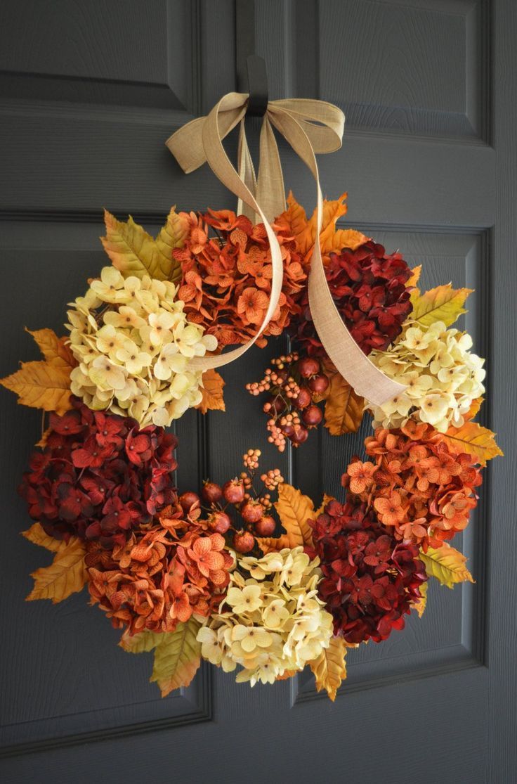 Fall Wreath | Outdoor Wreath #fallwreaths