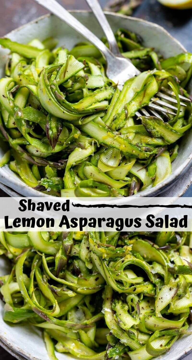 Raw Asparagus Salad With Almonds Ginger Sesame Vinaigrette Once Upon A Chef Recipe Asparagus Salad Spring Salad Asparagus Recipe