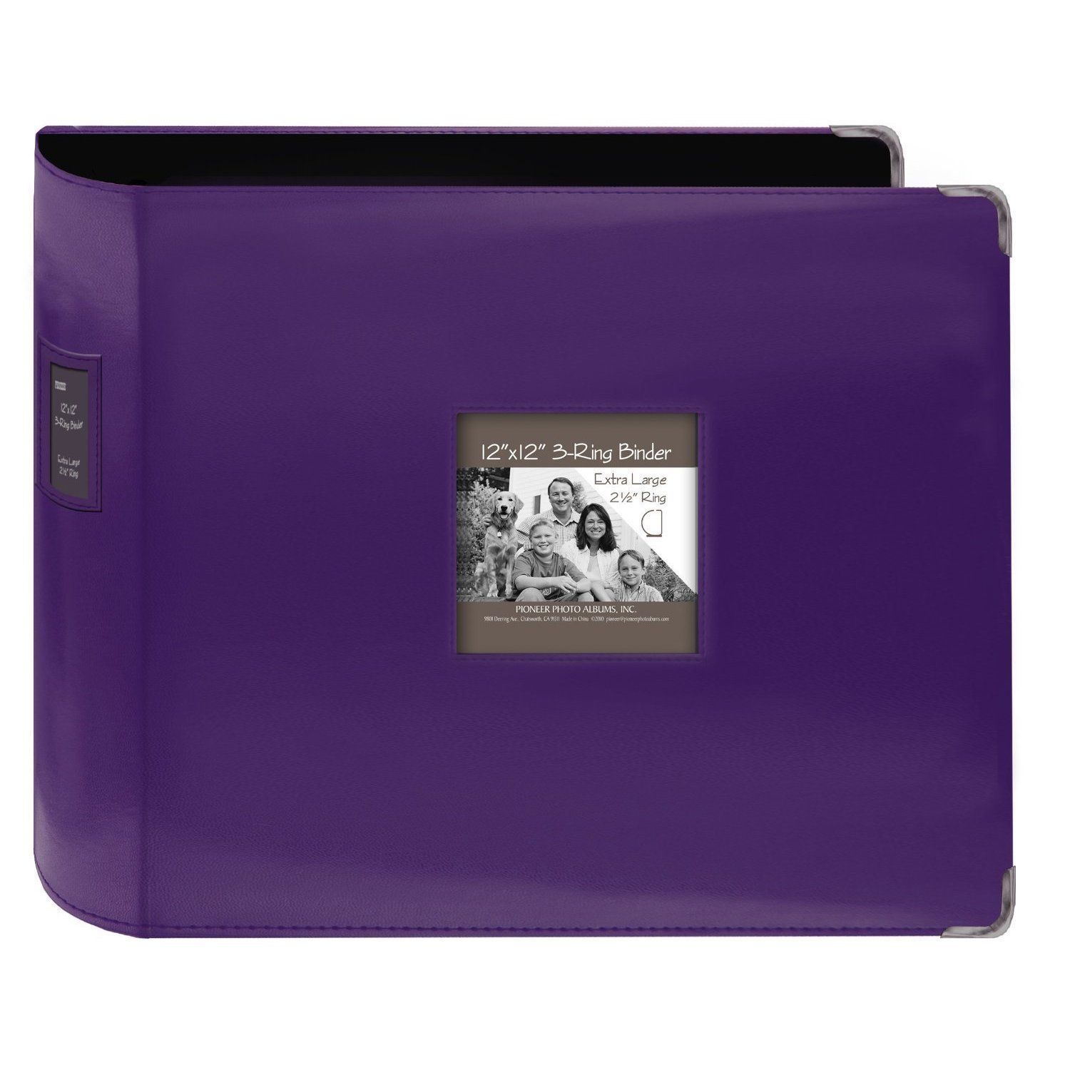 Pioneer Sewn Leatherette Frame Photo Album Bright Pink