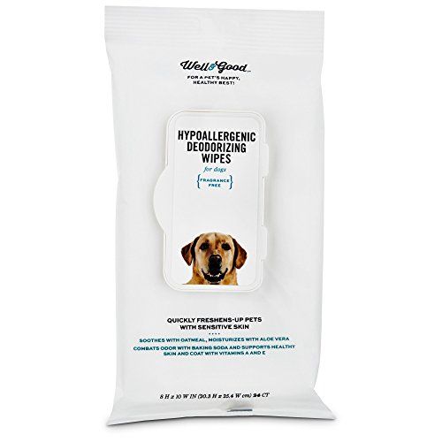 Well Good Hypoallergenic Deodorizing Dog Wipes Pack Of 24 Wipes