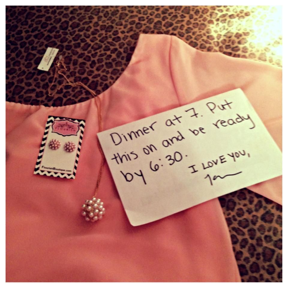 Sweet gestures for boyfriend
