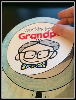 Grandparents Day Craftivity - a no prep September writing activity #grandparentsdaygifts