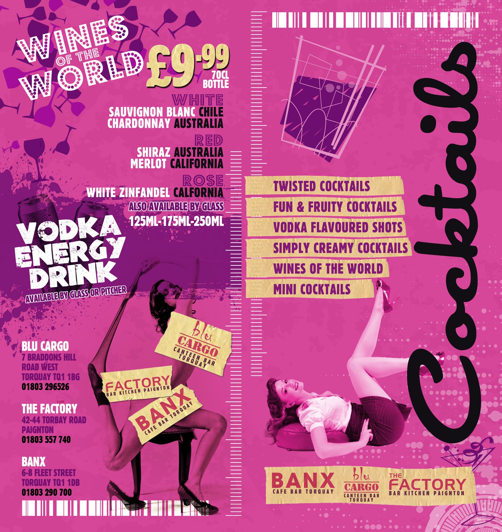 cocktail menu retro design Fruity cocktails, Flavored vodka, Creamy