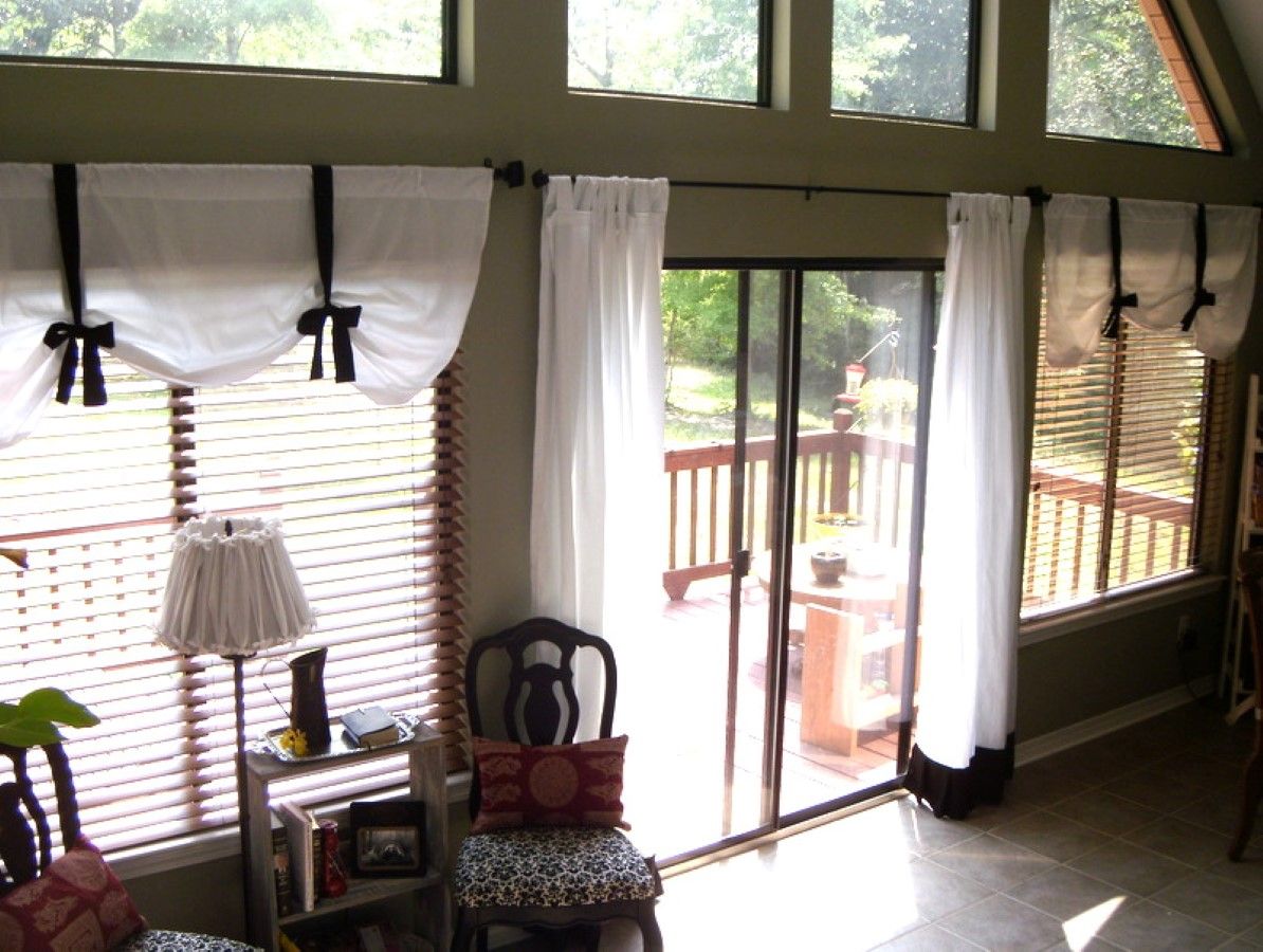 Stunning Sliding Door Windows Treatment Ideas Curtains Pinterest Stunning Sliding Door Windows Treatment Ideas